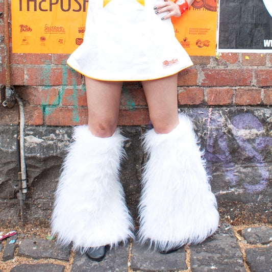 White Rave Fluffies by Ministry of Style