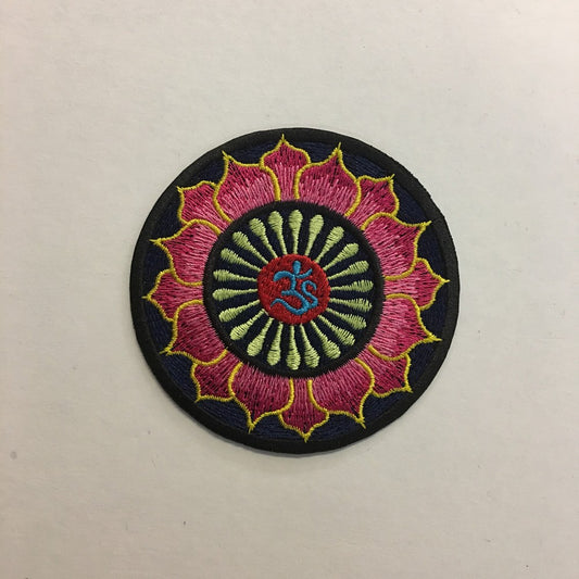 Om symbol iron on patch