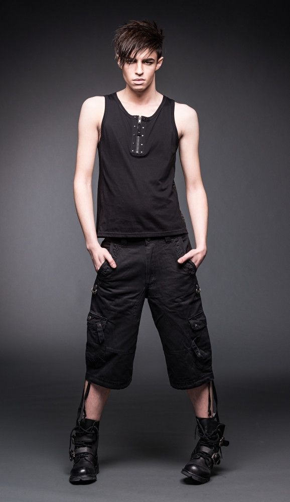 man in gothic side pocket pants for men ministry of style