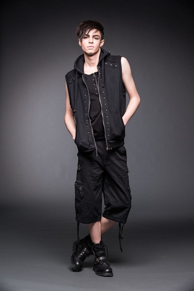 man in gothic side pocket pants for men ministry of style