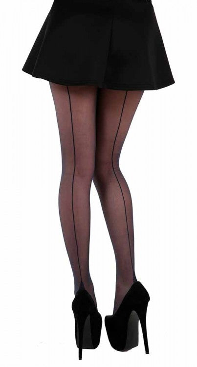 Seam back cheap pantyhose