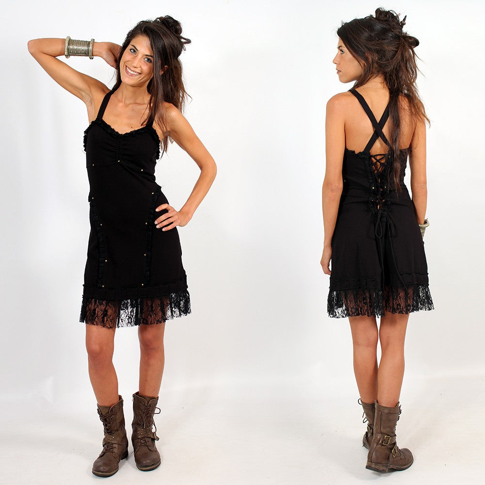 Karratha Black Stud Dress