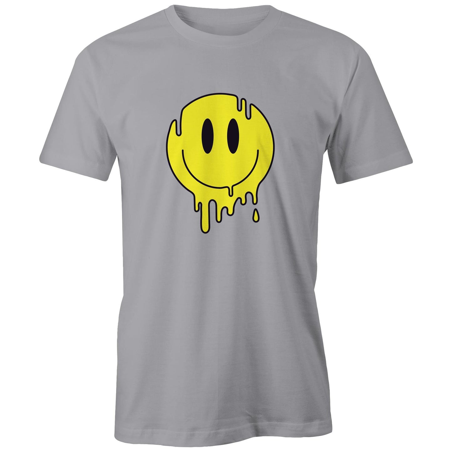 smiley face tshirt ministry of style on white tee