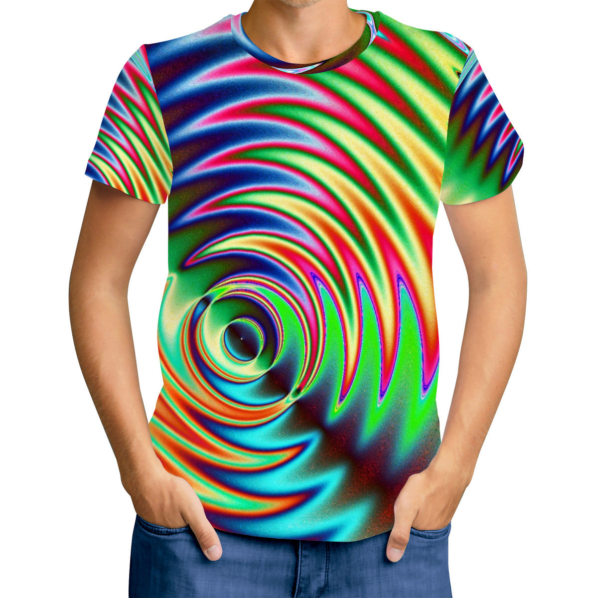 Techno spiral unisex tshirt