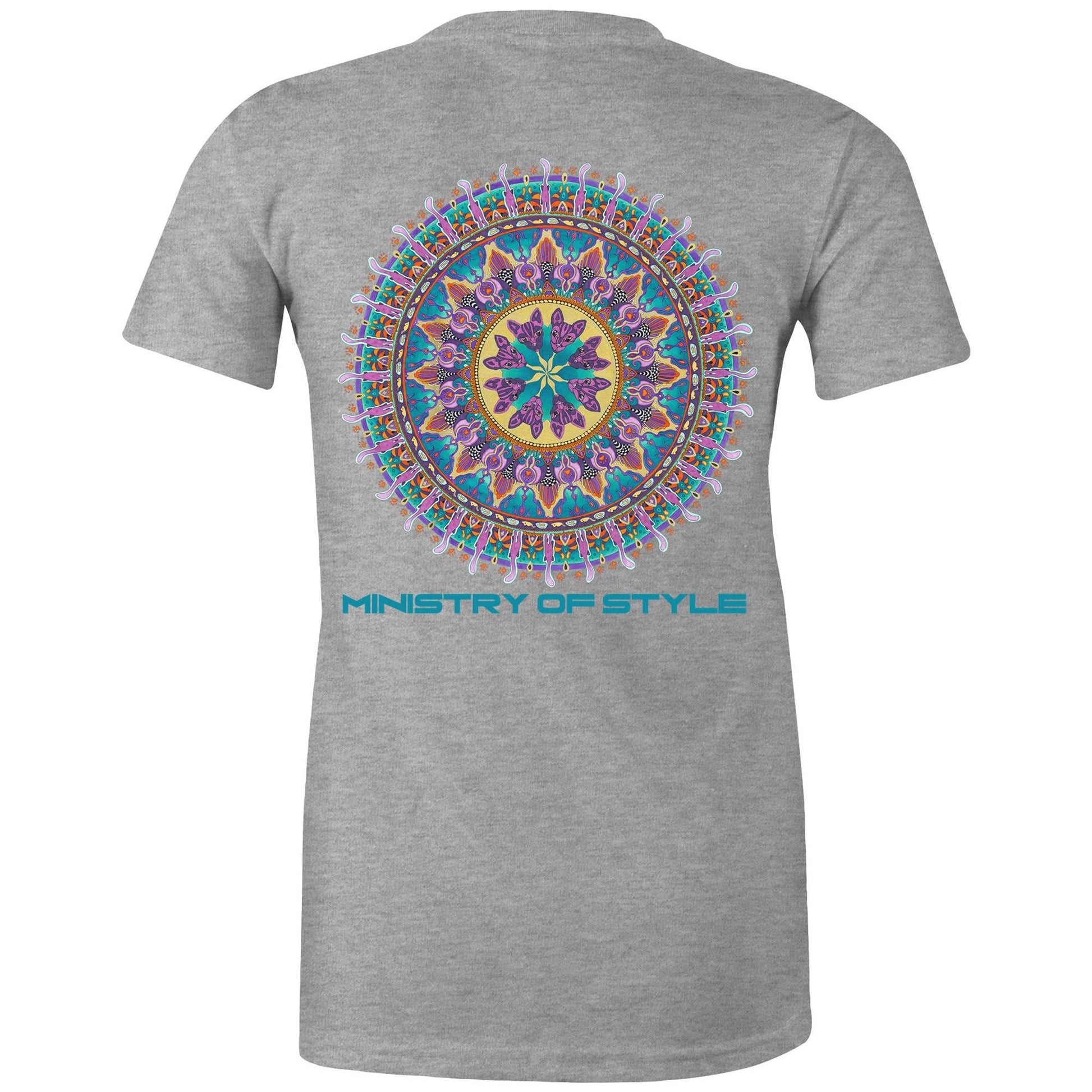 Cat Mandala Ladies Tshirt