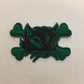cat skull and bones iron on patch