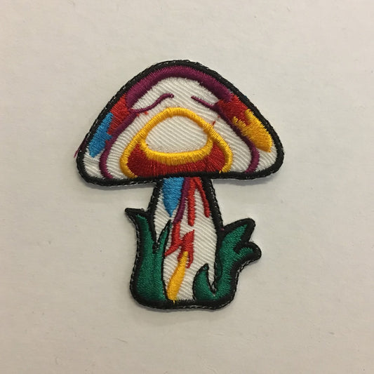 Psychedelic Mushroom iron on patch