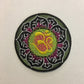 Green Om Iron-on Patch