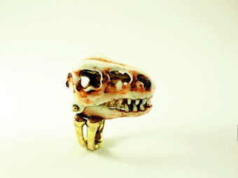 T rex Skull Ring