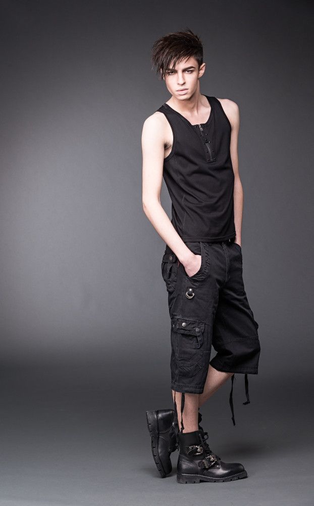 man in gothic side pocket pants for men ministry of style