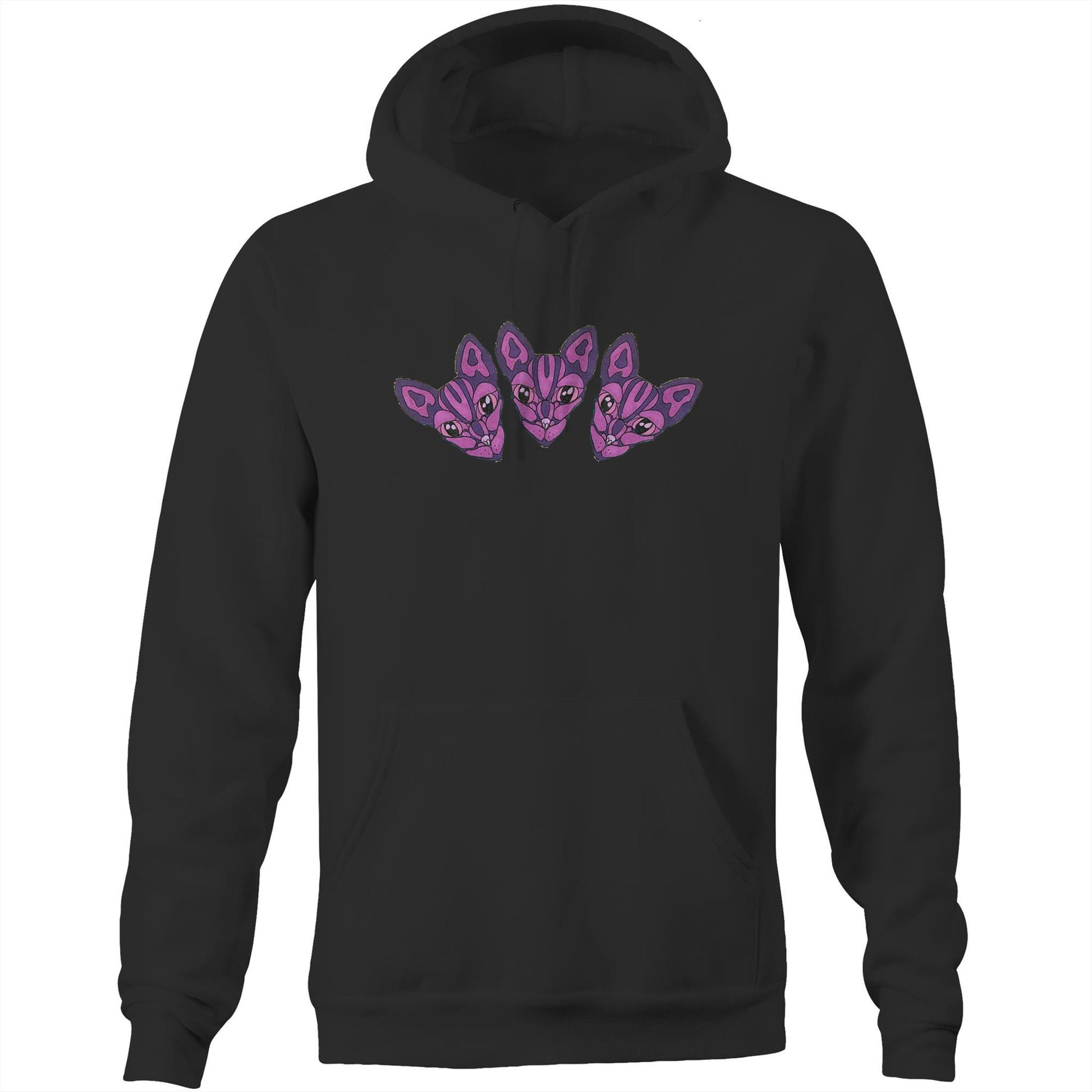 Cat mandala unisex hoodie by ministry of style