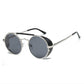 Steampunk leather side sunglasses